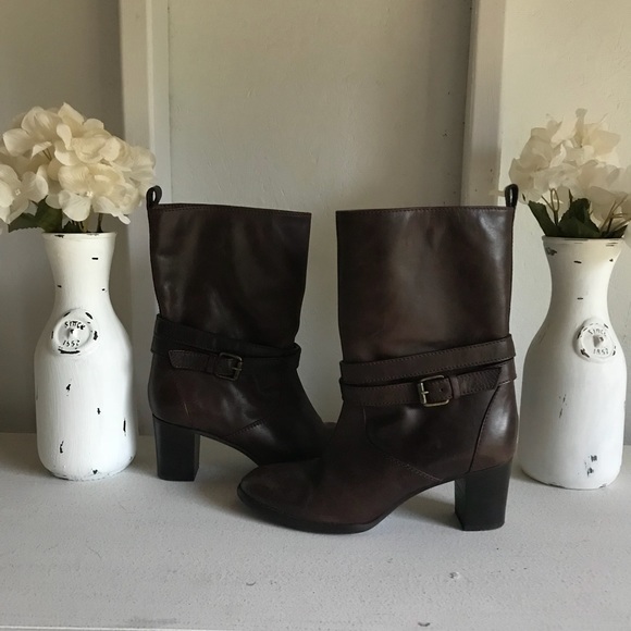 J CREW LEATHER BOOTIES - Picture 6 of 7